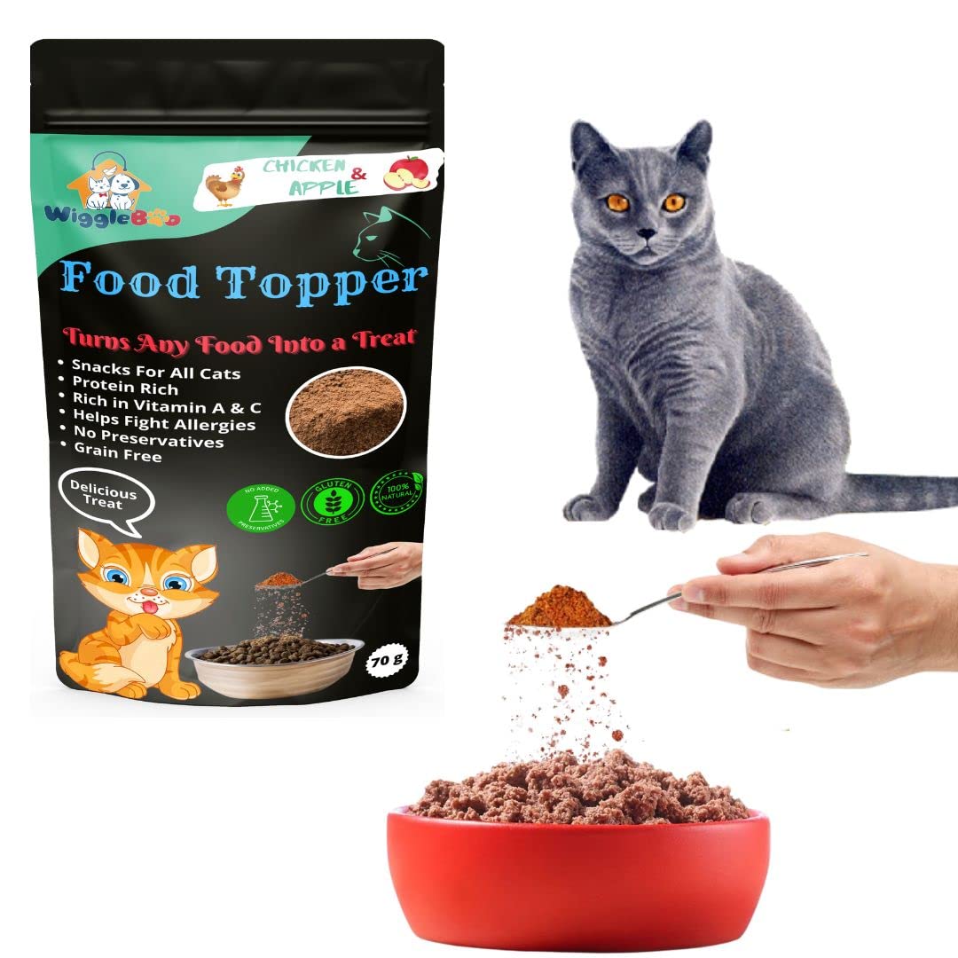 See full amazon price history chart for Wiggleboo Chicken & Apple Cat Topper - Irresistible Flavor Fusion for a Healthy Pet, The Perfect Snack to Satisfy Your Cats Cravings, A Burst of Chicken & Apple Flavor to Delight Your Cat (70g) Wiggleboo Chicken & Apple Cat Topper - Irresistible Flavor Fusion for a Healthy Pet, The Perfect Snack to Satisfy Your Cats Cravings, A Burst of Chicken & Apple Flavor to Delight Your Cat (70g) (B0BJDRCZHK) Amazon Price History, Amazon Price Tracker
