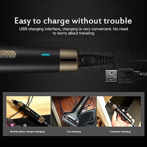 Miniatura 4 de Cortadora de pelo de orejas y nariz, recortadora profesional sin dolor de cejas y vello facial para hombres y mujeres, recargable, cuchillas de