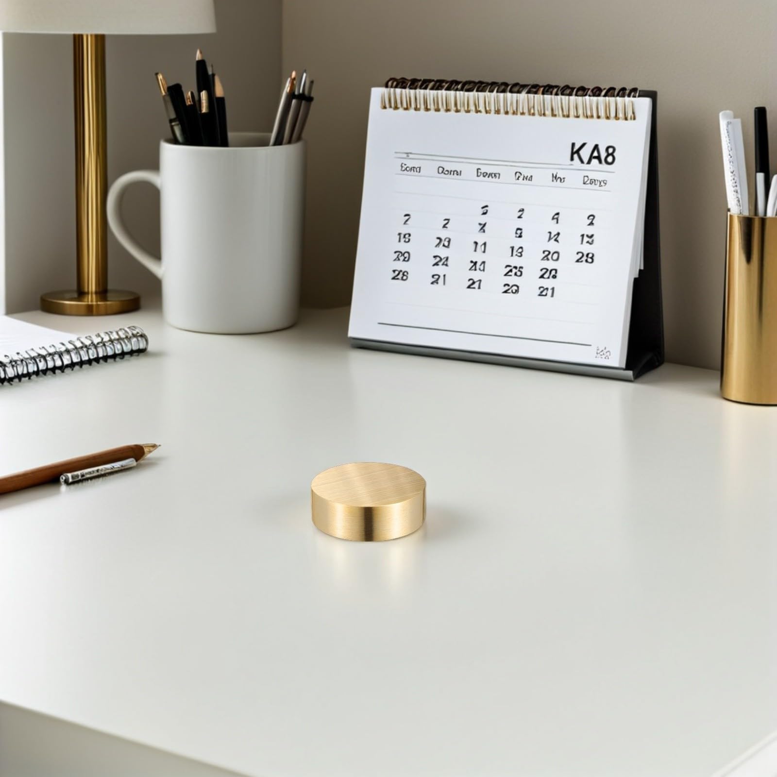 SHINEOFI 2stücke Runder Briefbeschwerer Aus Massivem Messing Und Chinesischer Kalligraphie-briefbeschwerer Für Kunstkalligraphie Schreiben Und Malen Dekorativer Akzent Für Schreibtisch