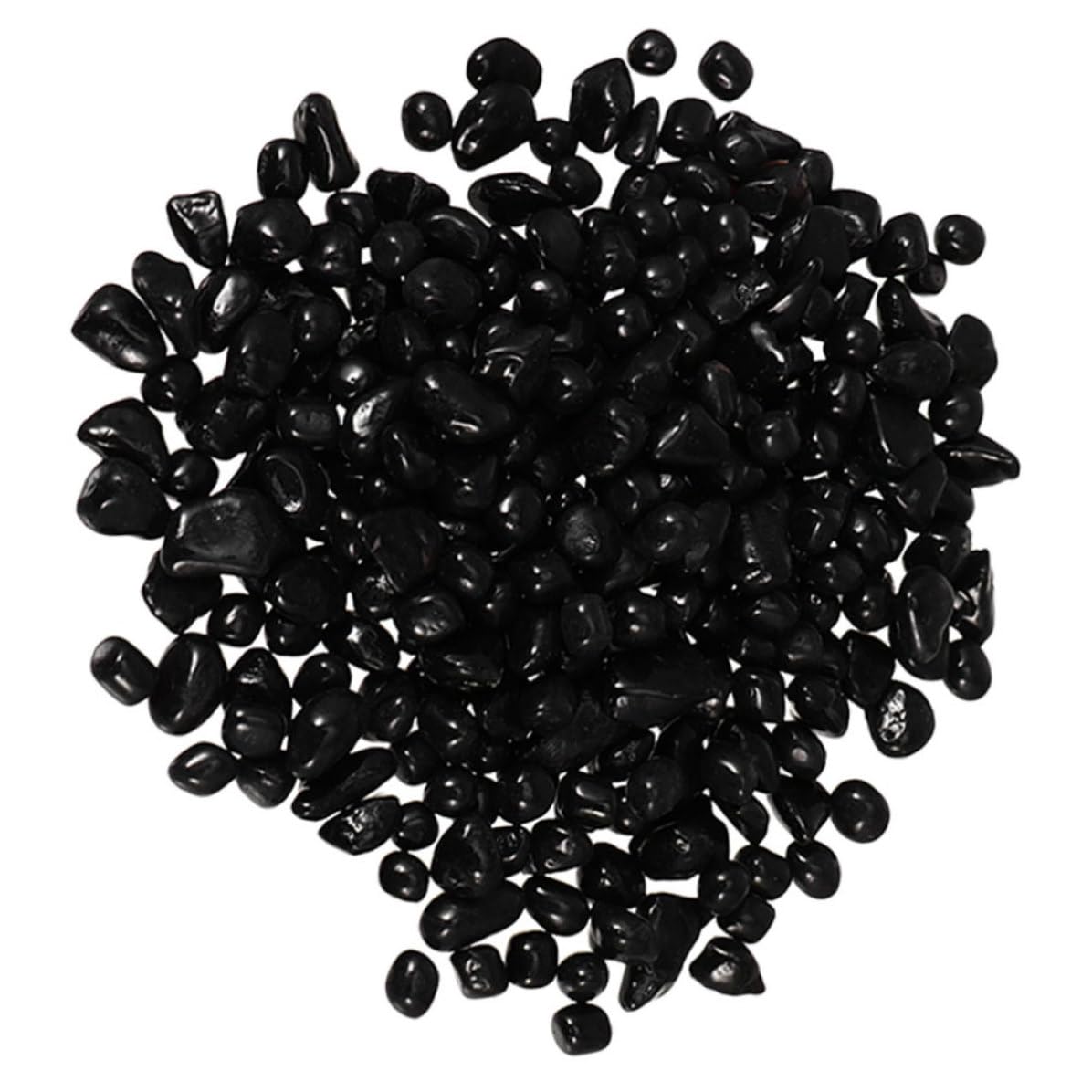 ULTECHNOVO Grava Negra para Acuario Arena de Vidrio, Acabado Fino y Sanitización, Adecuado para Decoración de Peceras y Acuarios, Bolsa de 1900g