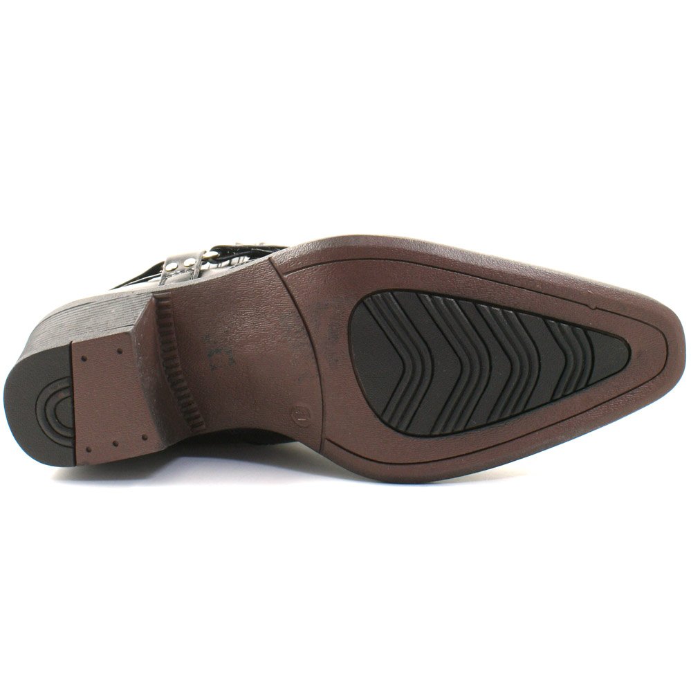 Us Messing Cuban Heel Steigbügel Western Kuh Stiefel