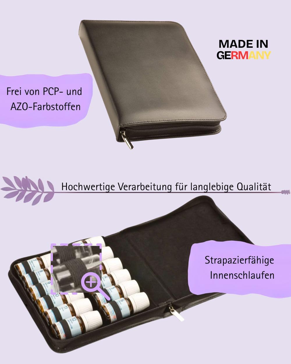 Schüssler-Salze - Taschenapotheke für 12 DHU Schüssler-Salze Schwarz (ohne Arzneimittel)