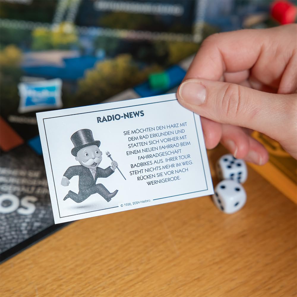 Monopoly Harz – Regional-Edition von Winning Moves | Brettspiel mit Harz-Städten & Sehenswürdigkeiten | Familienspiel für 2–6 Personen ab 8 Jahren | Geschenkidee & Souvenir