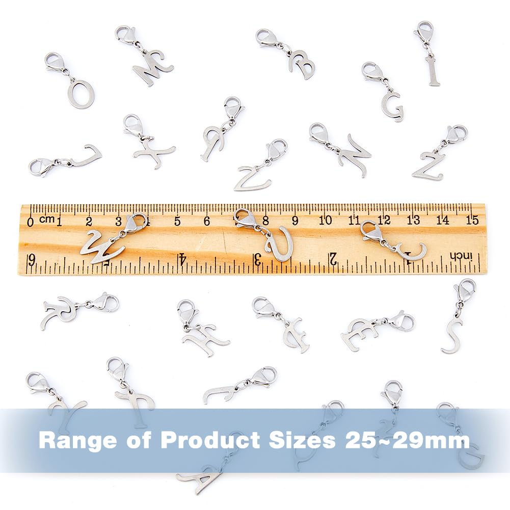 SUPERFINDINGS 104Pcs 2 Colors A-Z Alphabet Letter Zambia