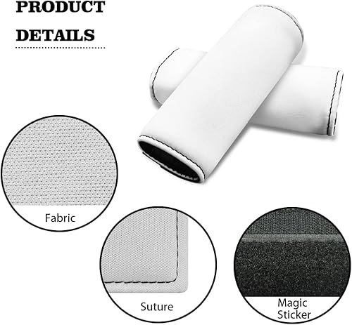 Miniatura 7 de Belidome Asas de equipaje aztecas, identificadores para maleta, Southwest Triabl, Navajo, funda de carrito con estampado geométrico, funda