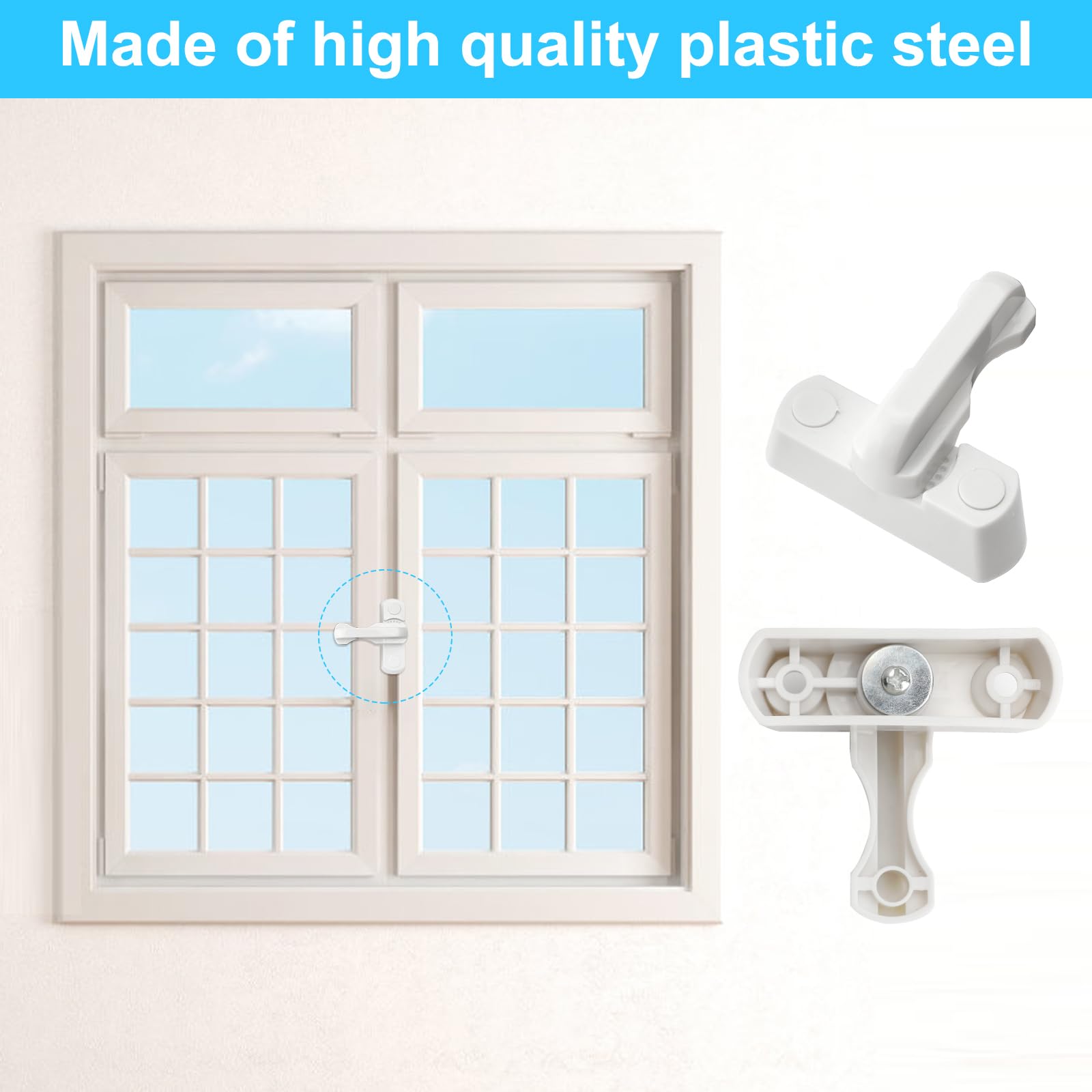 Protección Contra Robo Casa Herrajes Pa Ventanas - EBay