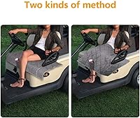 Vista 7 de TUYUU Fundas de asiento para carrito de golf, manta de asiento EZGO resistente para carritos de golf de 2 personas