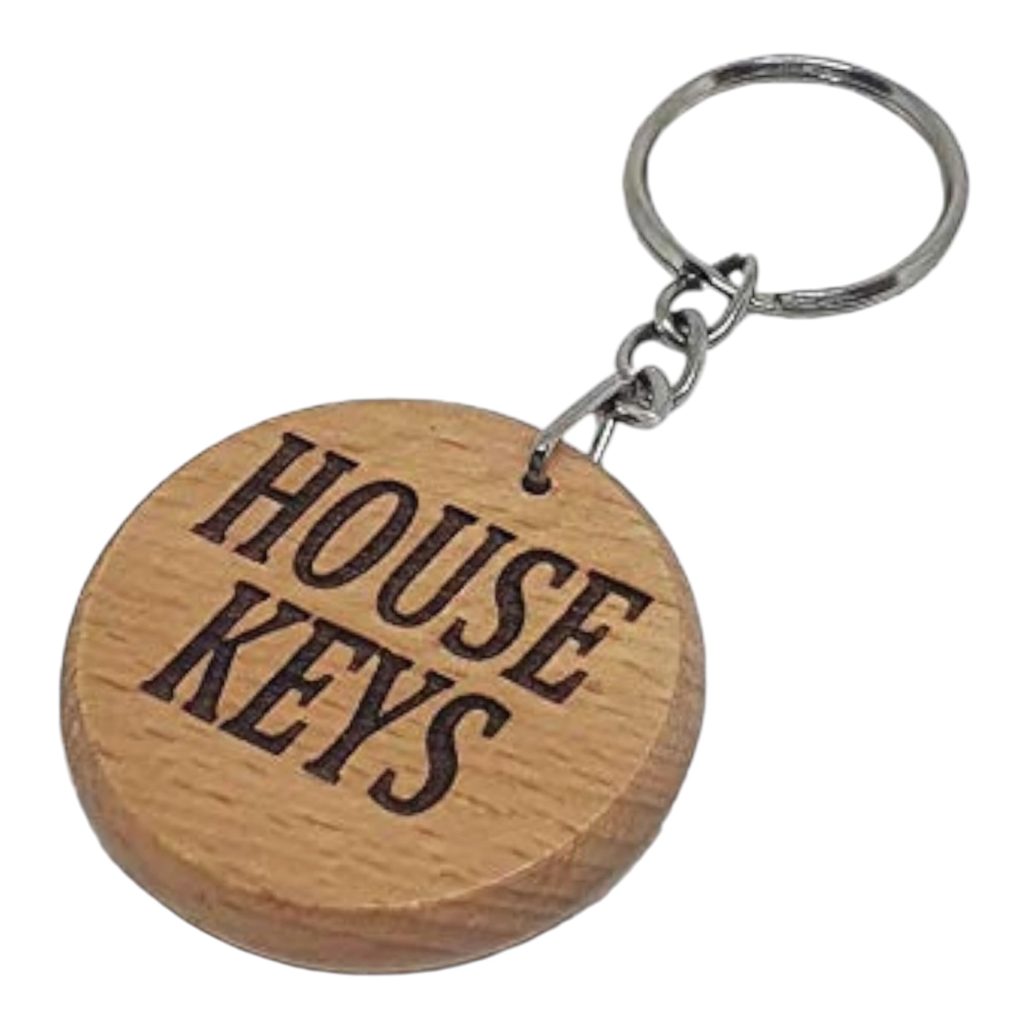 S M Gift Shop House Key Keyring Keychain Key Ring Tag