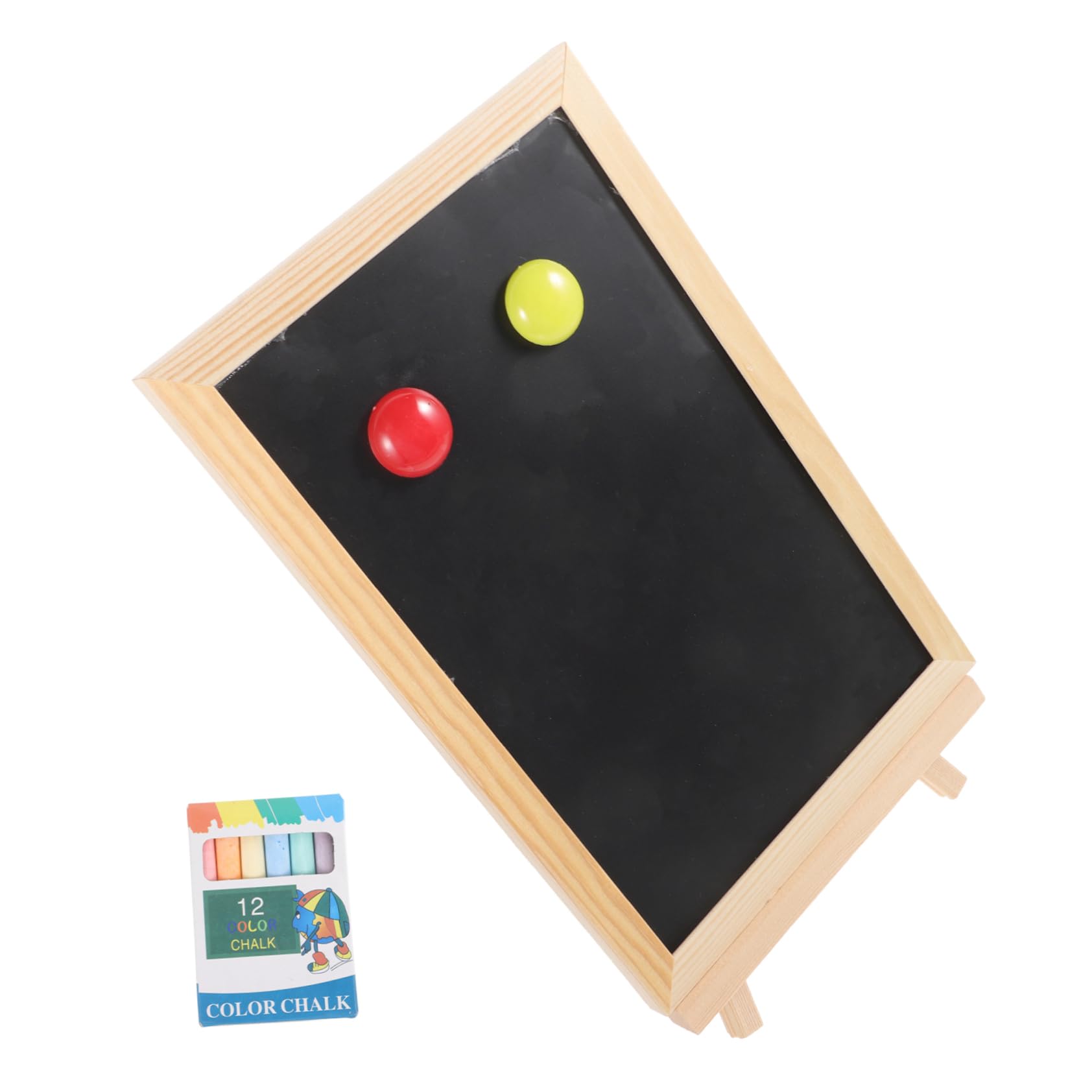 ARTIBETTER 1 Set Mini Chalkboard Sign Small Tabletop Blackboard with Base for Weddings Restaurants Cafes Erasable Message Board for Home and Office Decoration