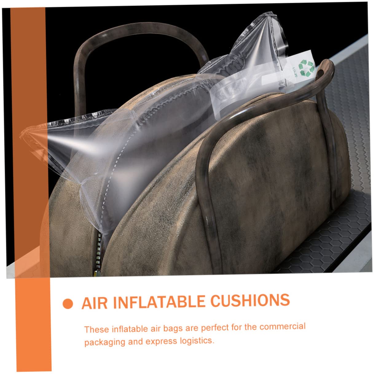 Lot de 50 Paquet D'emballage Gonflables Anti-collision 30 X 40 Cm en Film Coextrudé pour Calage Express, Coussin D'air Léger et Résistant pour Protection Colis Fragile
