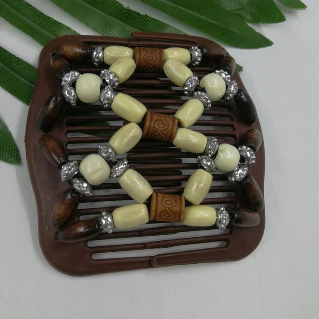Juego de 10 pinzas para el pelo de sujeción segura para mujer, disponibles en varios colores, suaves en el cabello, peine de madera, estilo moderno