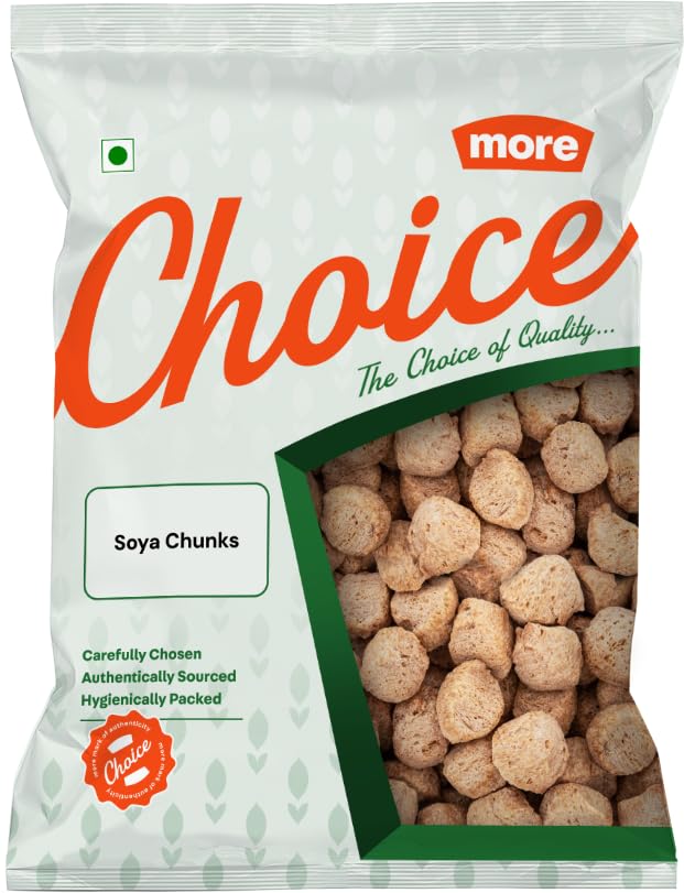 More Superior SOYA Chunks, 500Gram Pouch