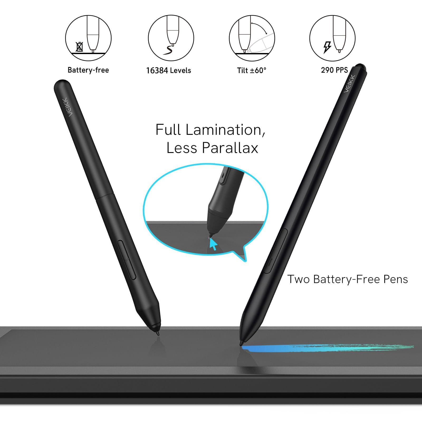 Amazon.com: VEIKK Studio 16 Drawing Tablet with Screen 15.6