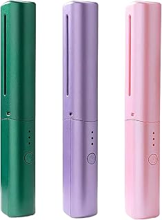 Hair Straightener Brush 3 Levels Portable Ceramic Styling Tool | Hot Tools Straightener for Hairdressing Travel Blowout Holiday Festival Salon Home Wedding Bridal Grooming Party Summer