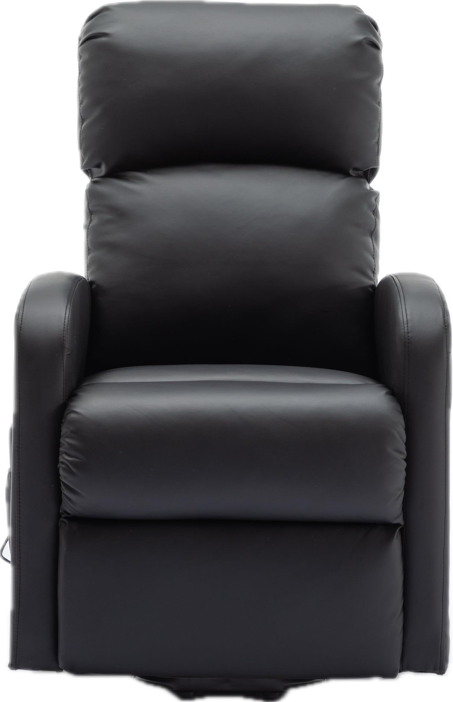 Poltrona elettrica ottima qualità comfort e sostegno quando ci si alza o ci si siede Sistema autoaiuto (Alza persone). Inclinazione elettrica. articolata. Rivestita in similpelle anticrepa colore nero