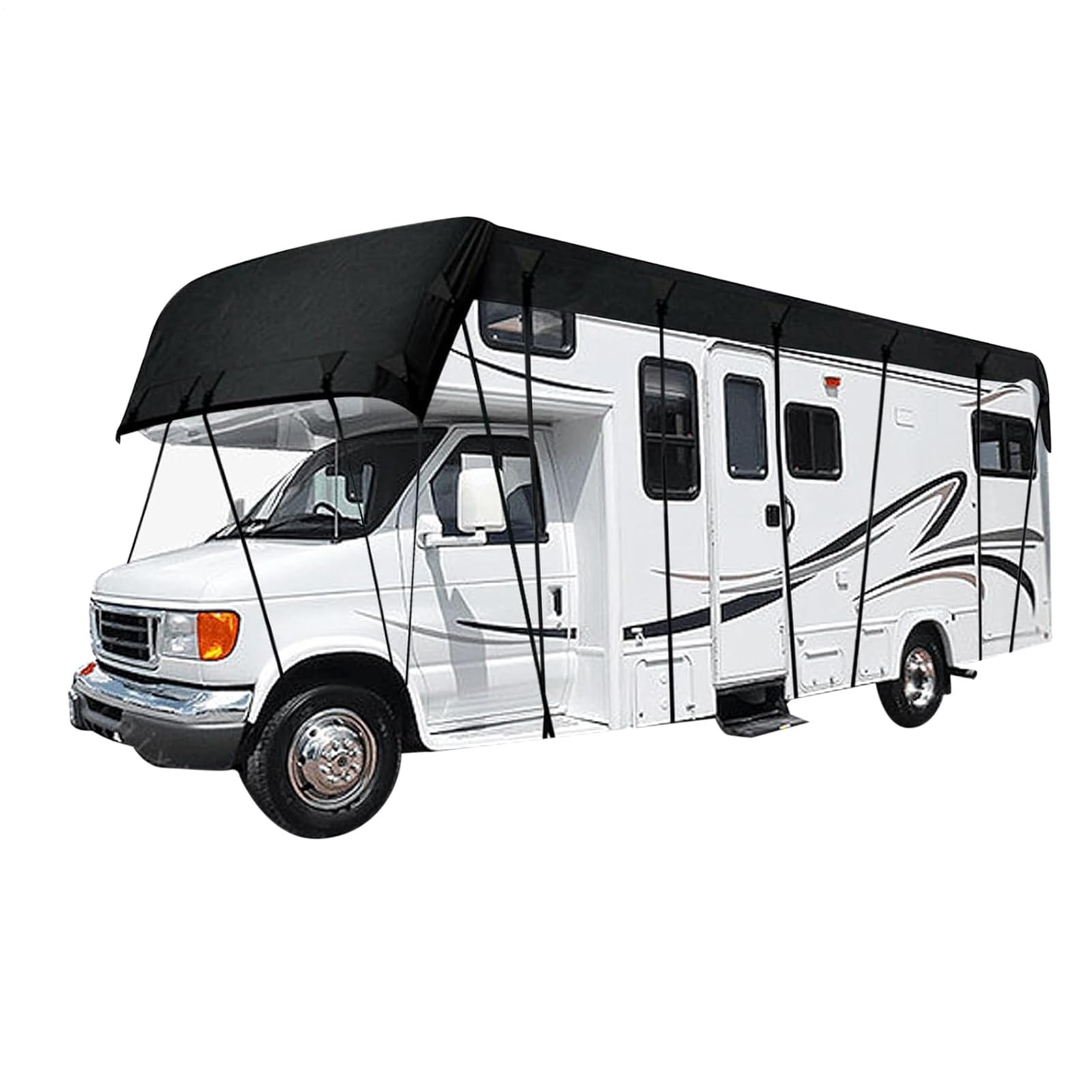 Fundas para techo de caravana, protector impermeable a prueba de nieve, cubierta de techo para caravana, para remolque, autocaravana, jardín, balcón, patio, césped
