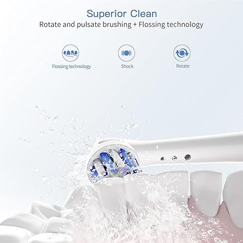 Miniatura 5 de Cabezales de cepillo de dientes de repuesto para Oral B Braun, paquete de 16 cabezales de cepillo eléctrico profesionales, cabezales de cepillo de