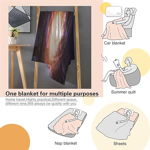 Miniatura 4 de WHYATT Blanket Warm Scenic Landscape Manta para Sofa Bedroom Decorations 30inch X 40inch
