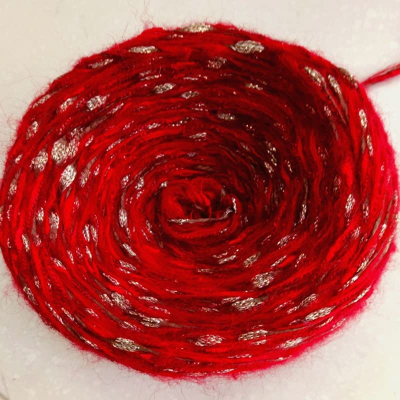 Nici do szydełkowania， 250g włóczka wełniana Fancy Wool Slub do robienia na drutach grubych włóczek tkania szydełkowego, nić szycia(3)