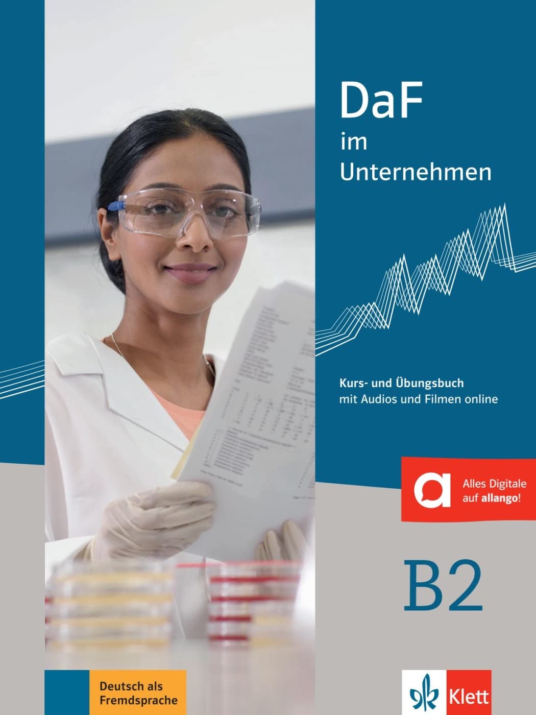 DaF im Unternehmen: Kurs- und Ubungsbuch B2 + Audios und Filmen online