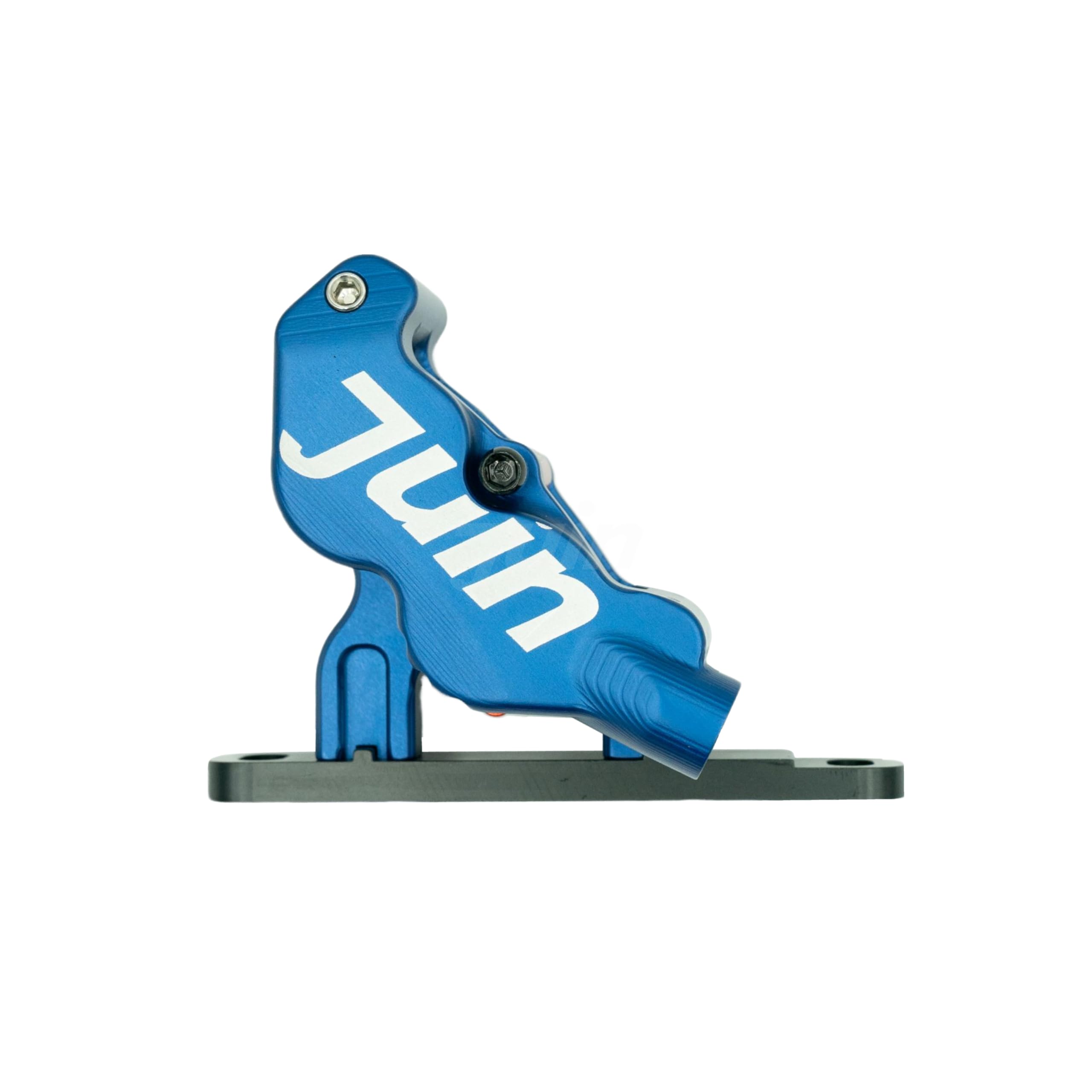 Juin ETF Road Bike Hydraulic Disc Brakes, 140mm, Mineral Oil, Blue