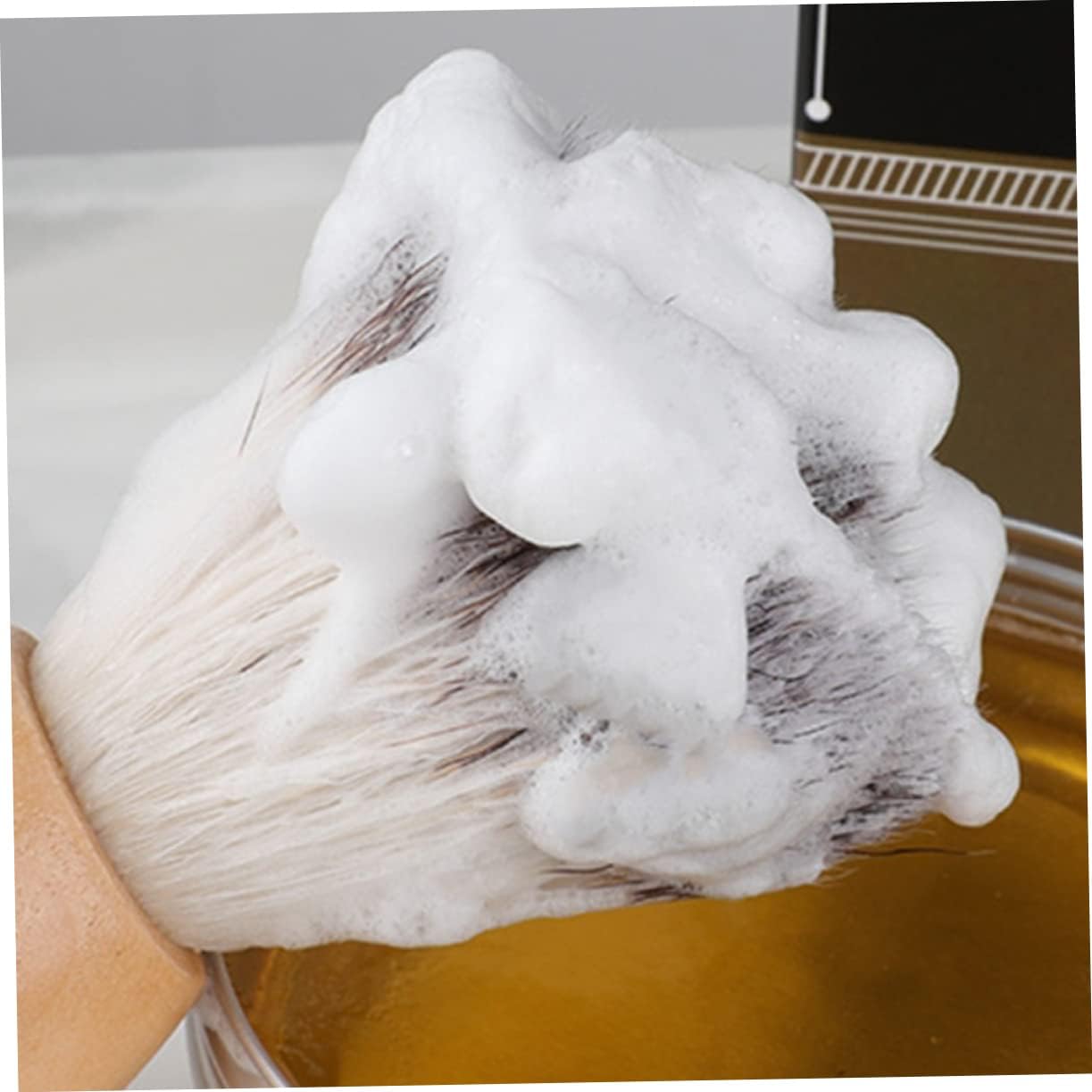 Didiseaon Shaving Supply Shaving Cup Multi-use Shave Brush Professional Ergonomic Design