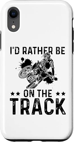 Miniatura 19 de iPhone 12 mini I'd Rather Be On The Track Dirt Biker Motocross Enduro Biker Case