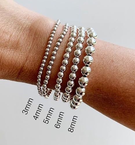 Miniatura 8 de Cuentas de vidrio redondas pulidas al fuego de 1.76 oz de 4 mm (0.16 in), mezcla transparente de vidrio bohemio de República Checa