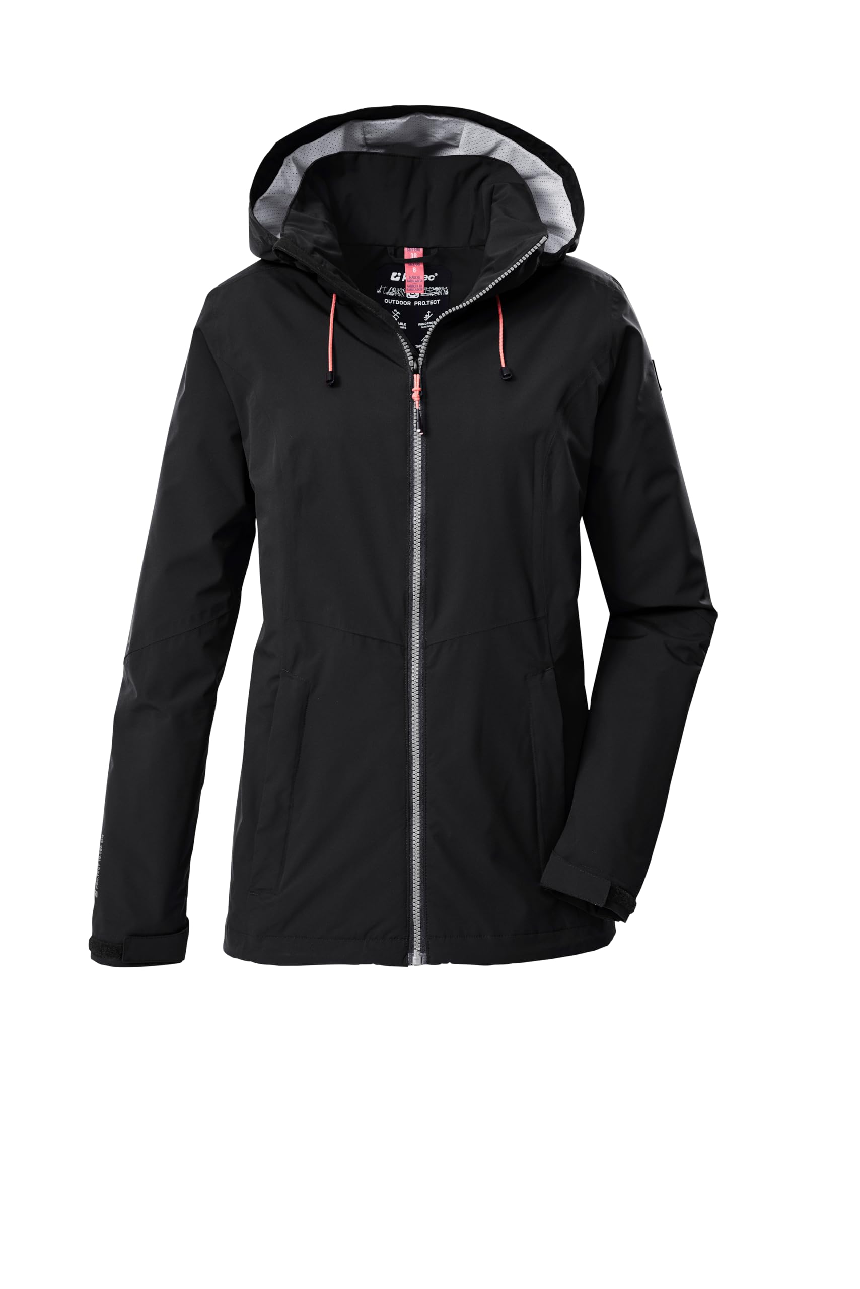 Killtec Damen Regenjacke Ooks 1 Chubasquero/Chaqueta funcional impermeable con capucha Mujer