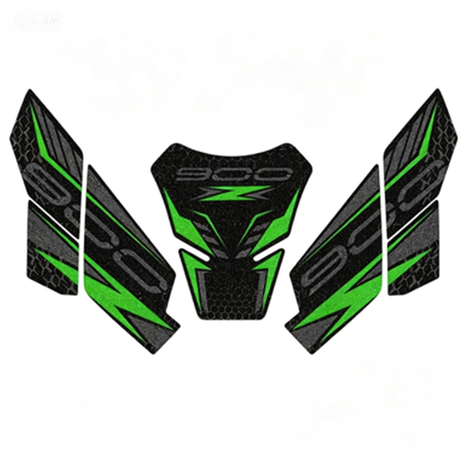 Motorcycle Tank Pad Stickers Anti-Slip Gas Protector Decals Kit Waterproof for Kawasaki for Z900 2017-2024 Streetfighter(Color5)
