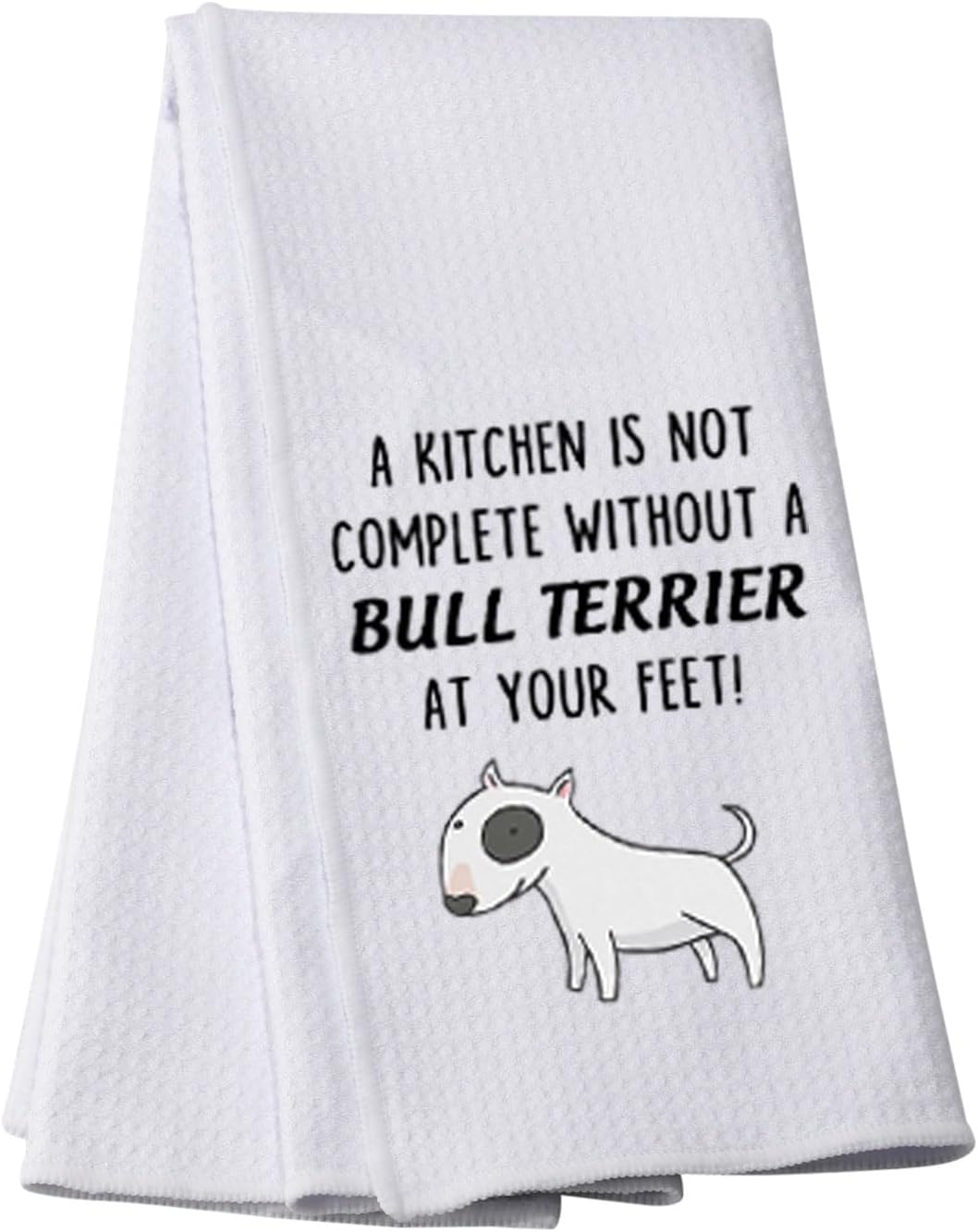 Bull Terrier Kitchen Towel A Kitchen is Not Complete Without A Bull Terrier Kitchen Towel Dog Lover Gift