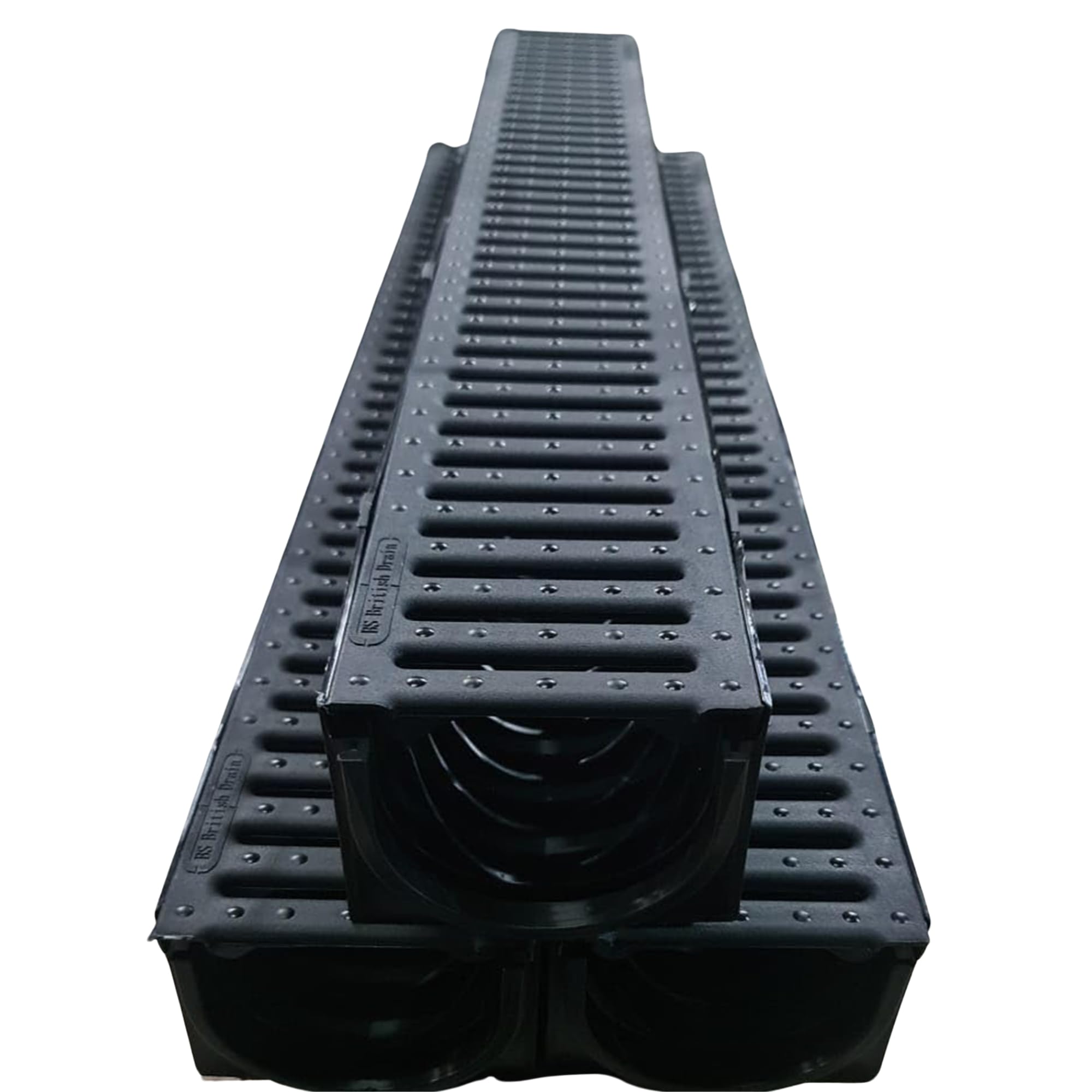 Plastic Drainage Channel Pack 1m Lengths (Pack of 3)