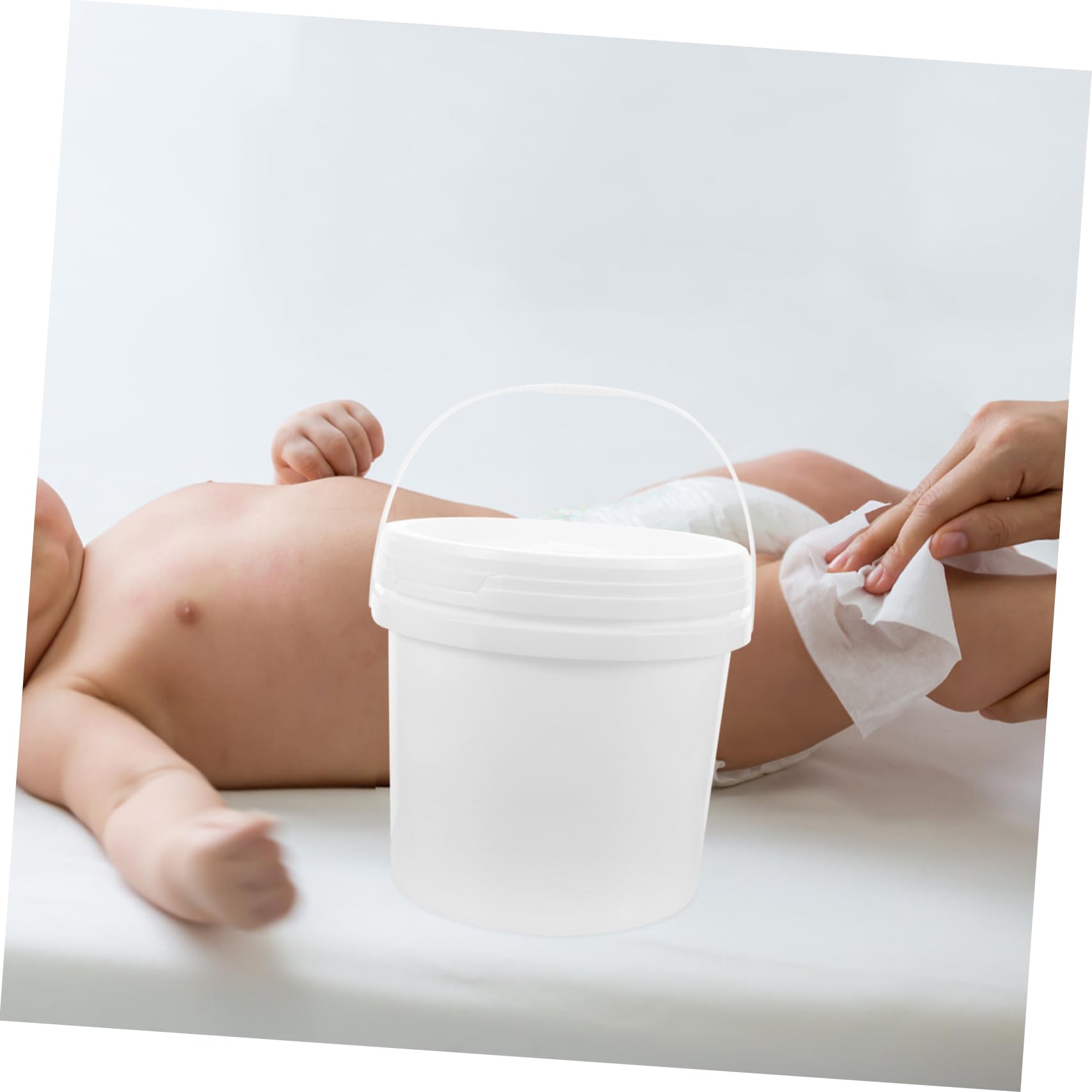 Lot De 2 Seaux Distributeurs Réutilisables Pour Lingettes Pour Bébé Boîte À Mouchoirs En Plastique Portable Pour Voyage