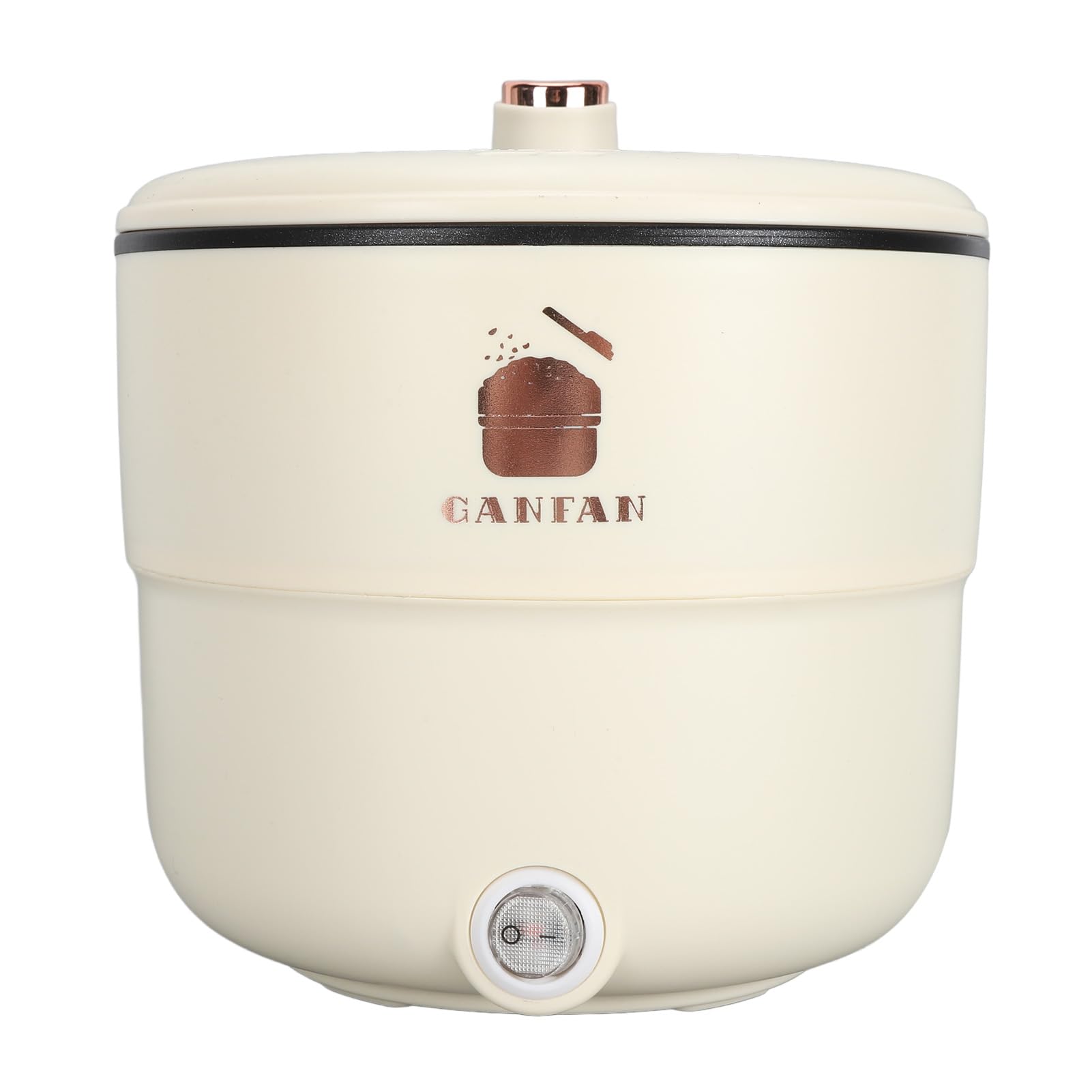 Pentola istantanea Arrocera Eléctrica con rivestimento antiaderente 1,8 L doppio strato anti-scottatura 300 W per stufato di zuppa, cottura a vapore