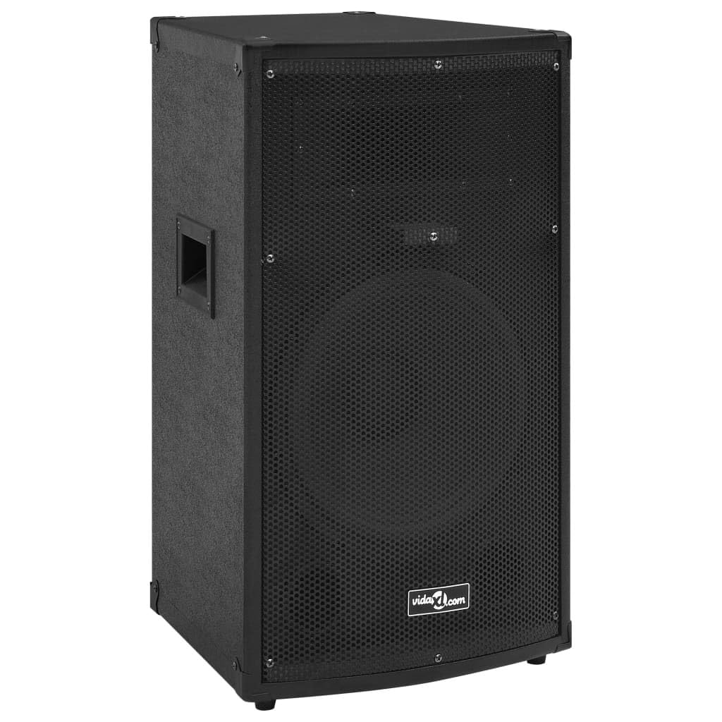 vidaXL Professioneller HiFi-/Bühnen-Lautsprecher Passiv 1000 W Schwarz