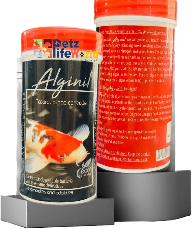 Aquatic Remedies ALGI-Nil,100g | Natural Algae Controller for Koi, Tropical, Indoor, Gardening Pond