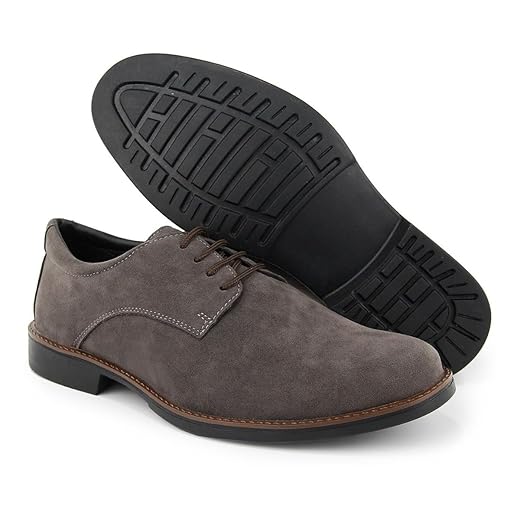 Sapato Oxford Masculino Casual em Couro Camurça – Estilo Clássico - Conforto Moderno - Dia a Dia - Trabalho - Eventos Sociais | Elegância e Versatilidade