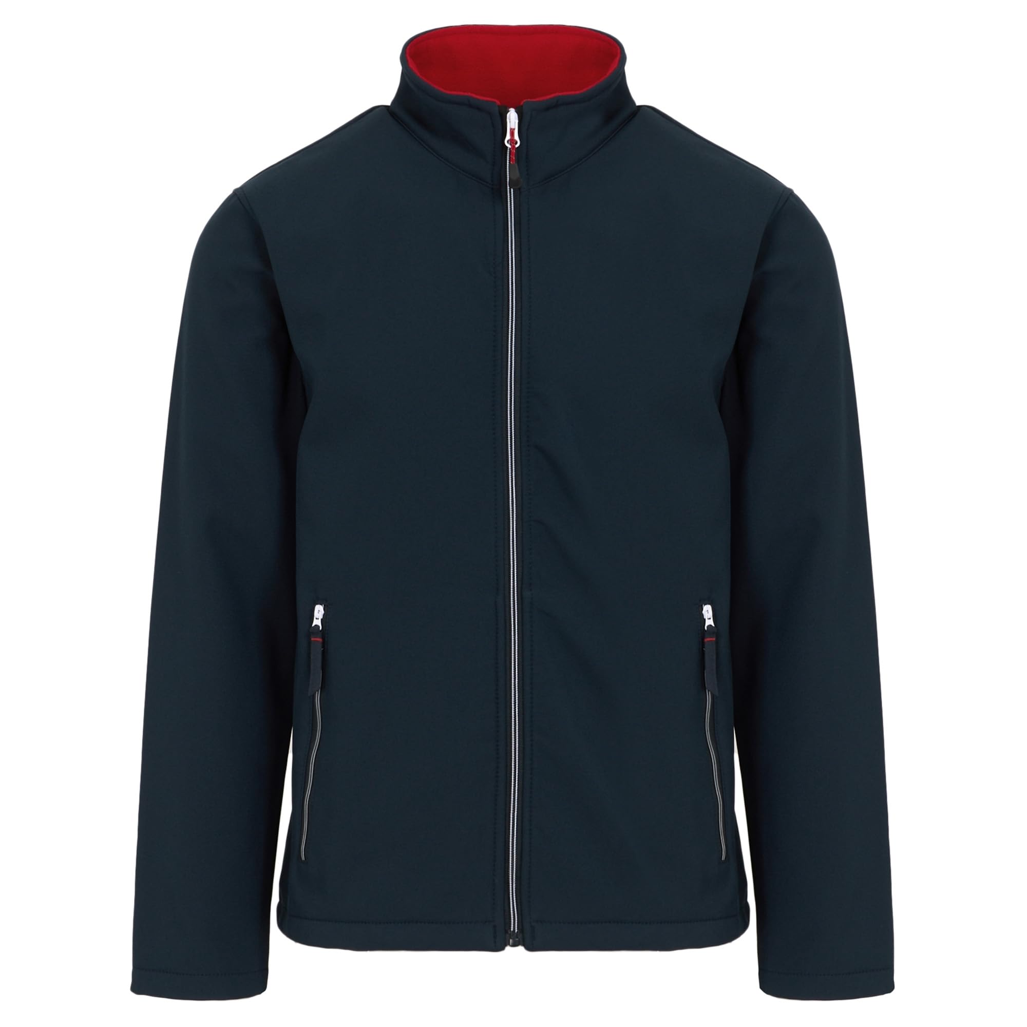 Regatta Professional Mens Ascender 250 Full Zip Fleece, Navy/Red, M EU