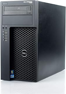 Dell Precision T1650 Tower Workstation Business Desktop Computer, Intel Quad-Core i7-3770 up to 3.90 GHz, 8GB RAM, 1TB HDD, DVD, WiFi, USB 3.0, Windows 10 Professional (Renewed)