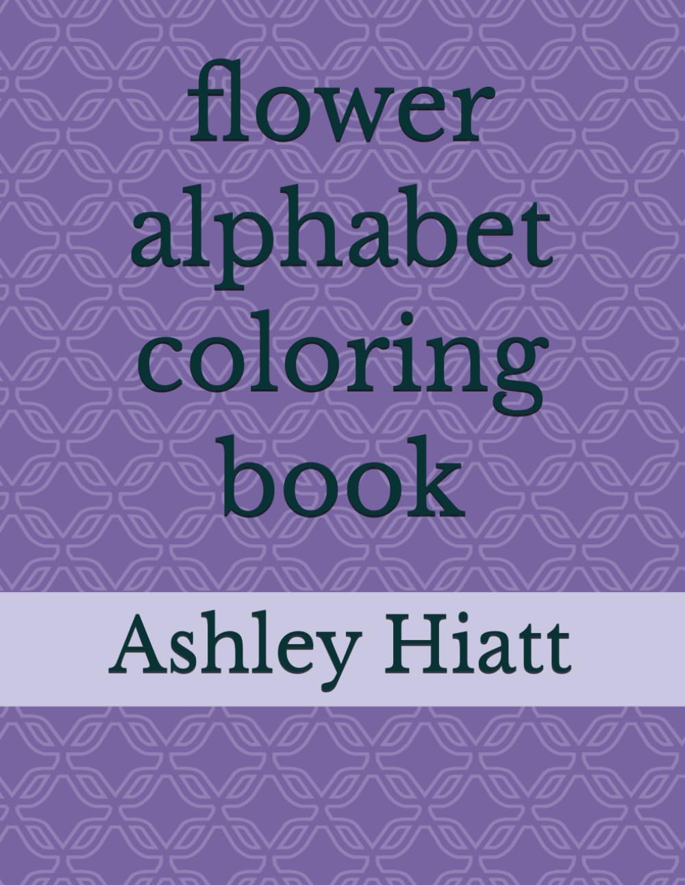 flower alphabet coloring book