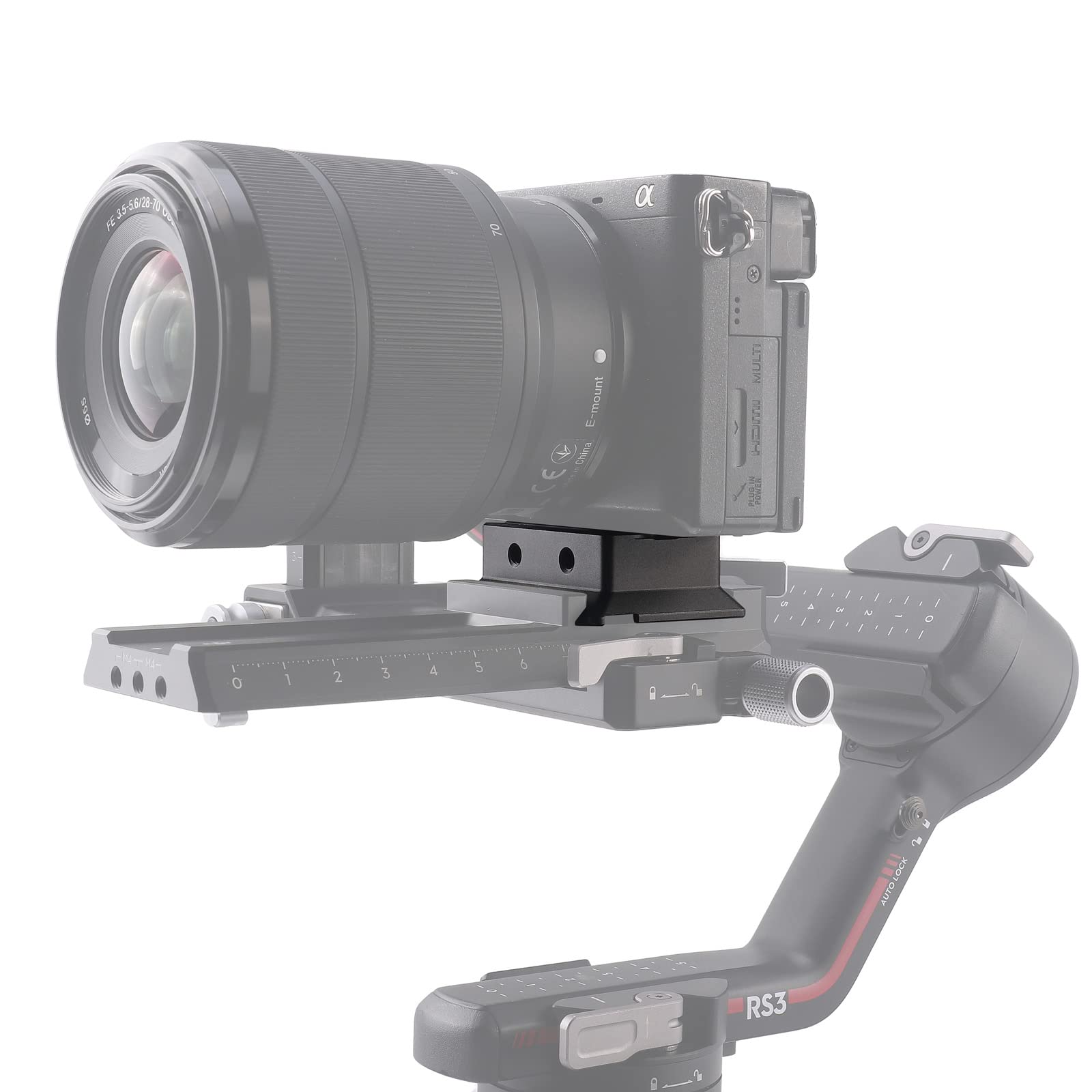 Piastra A Sgancio Rapido Per DJI Ronin RS 2/RS 3/RS 3 Pro/RSC 2 - Compatibile Arca-Swiss, In Lega Di Alluminio, 21g - 2