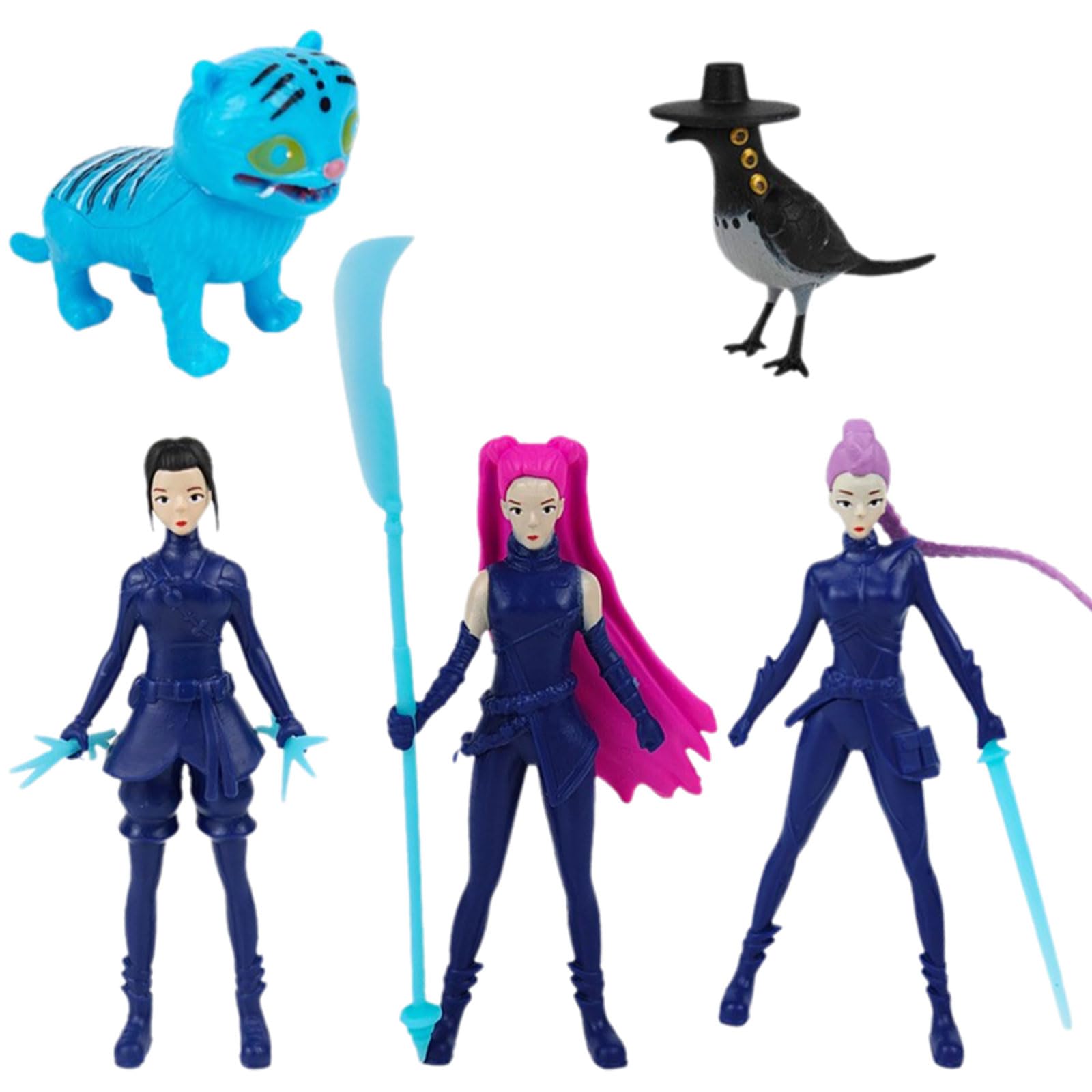 Figure Demoiche, Set di 5 Giocattoli Merchandising, Set di Modellini Anime Dolce Unico Divertente Giocattolo da Collezione per Fan di Hunte e Regali di Compleanno