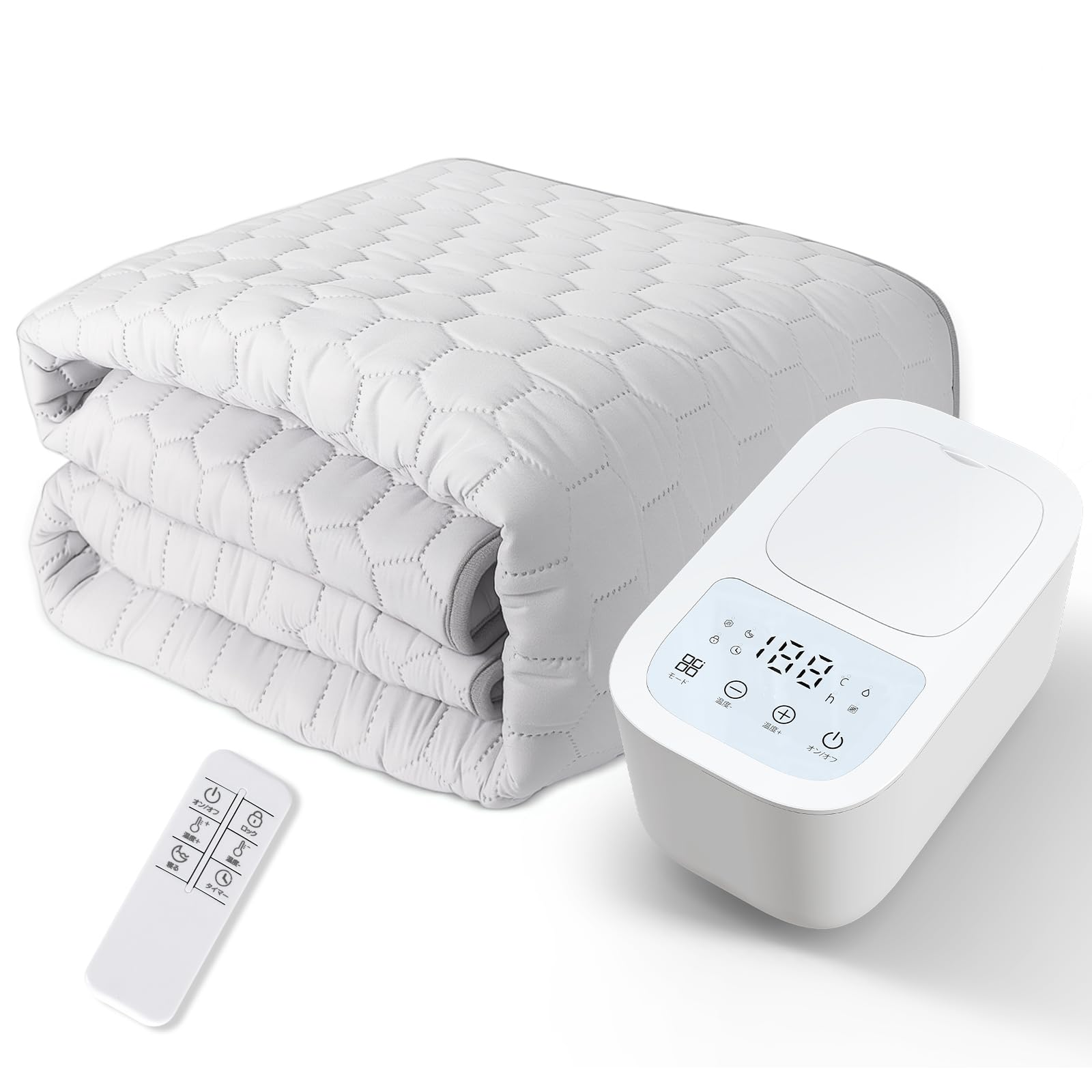 Amazon.co.jp : Zyntra 電気毛布 敷き ダブル 温水マット 145*195cm