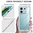 TheGiftKart Ultra-Hybrid Crystal Clear Back Case Cover for Redmi Note 13 Pro 5G | Shockproof Design | Hard Back Cover Case for Redmi Note 13 Pro 5G (PC & TPU, Transparent) gallery image
