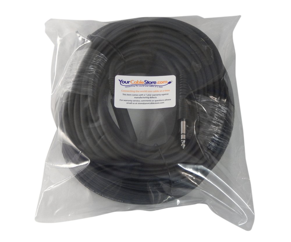 Your Cable Store - Cable alargador de auriculares estéreo de 6,3 mm