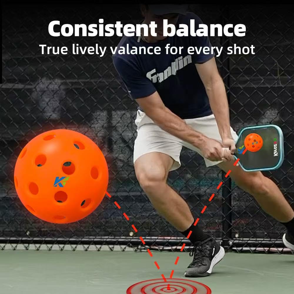 Palline da pickleball arancioni