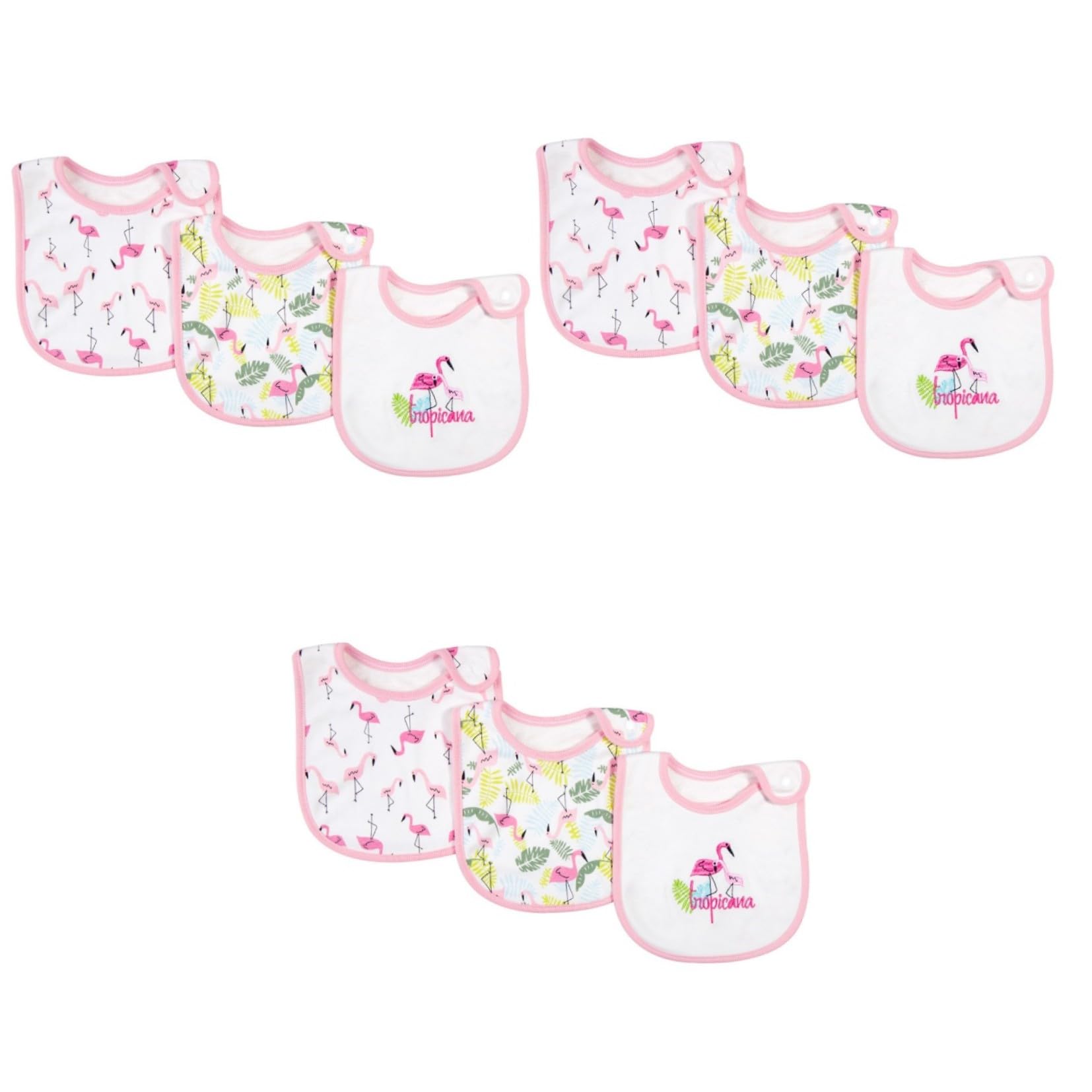 Lot de Bavoirs Coton Imprimé pour Nourrissons Bavoirs Étanches pour Repas Salissures De Garçon Fille