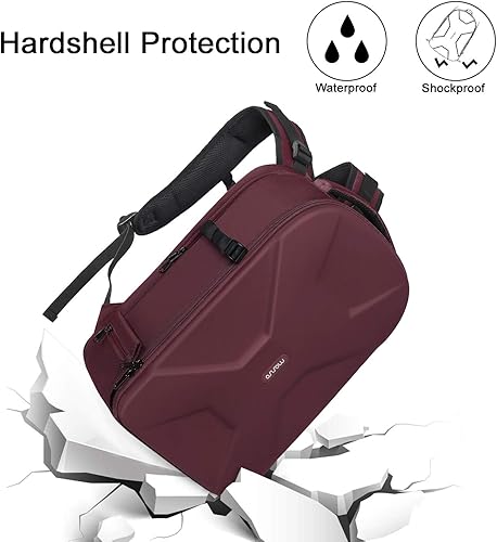 Miniatura 124 de MOSISO Mochila para cámaras réflex digital de un solo objetivo, réflex de un solo objetivo o sin espejo, funda rígida impermeable de 15 a 16