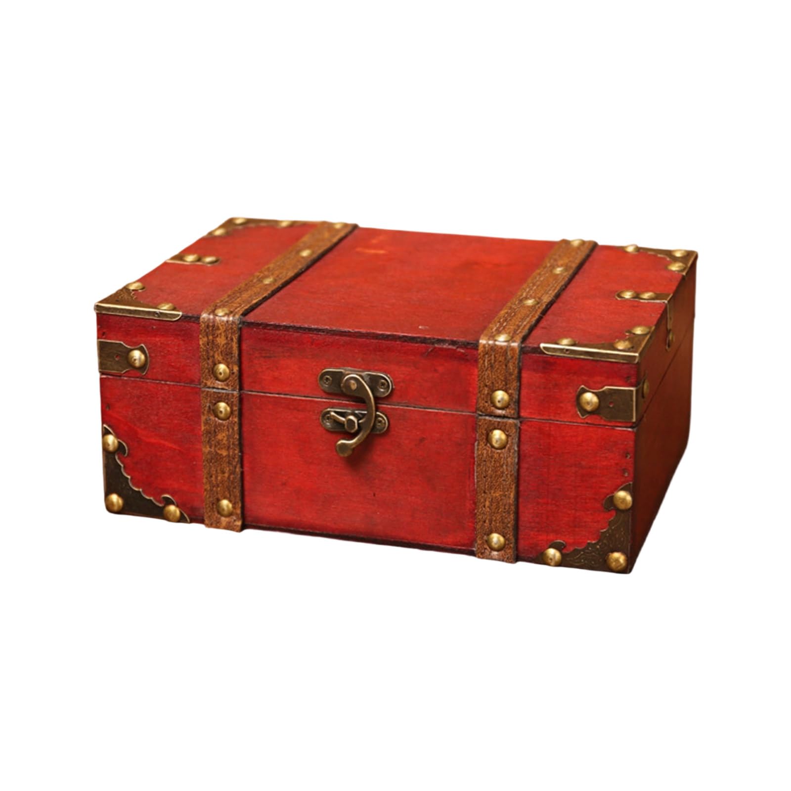 YROHGKPN Retro Wooden Keepsakes Gift Box Perfect for Special Occasions Jewelry Storage and Home Decors Enhancement Photo Box