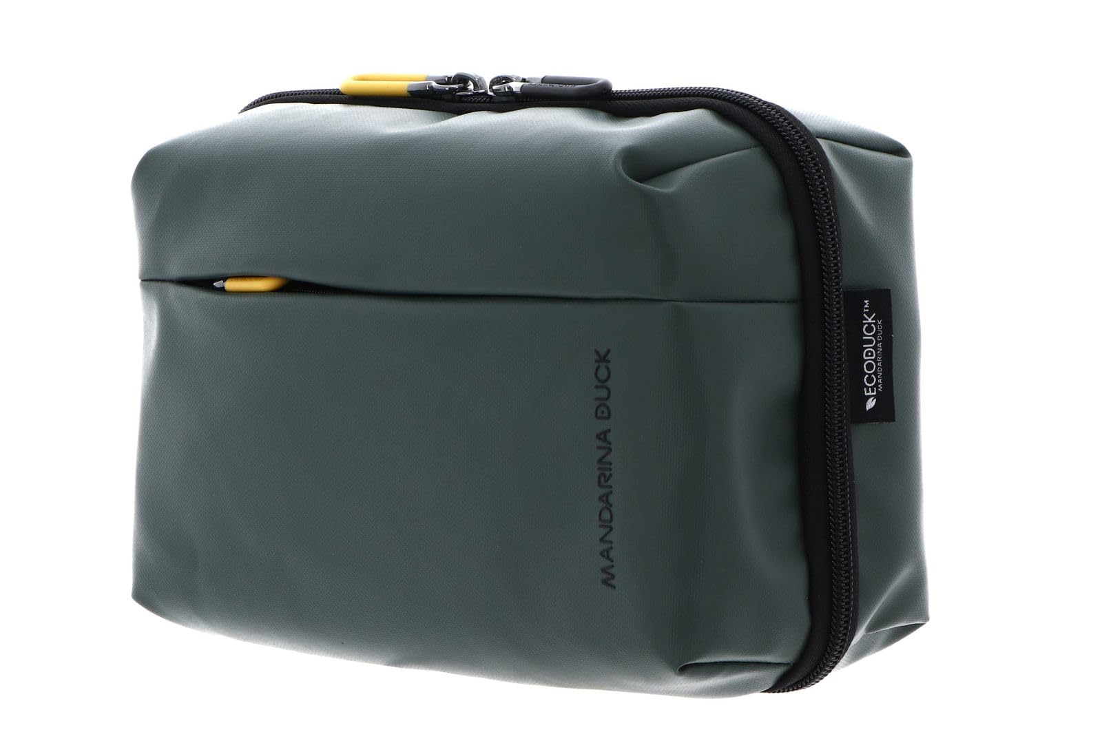 MANDARINA DUCK borsa da toilette Eco Coated Necessaire Deep Green verde scuro